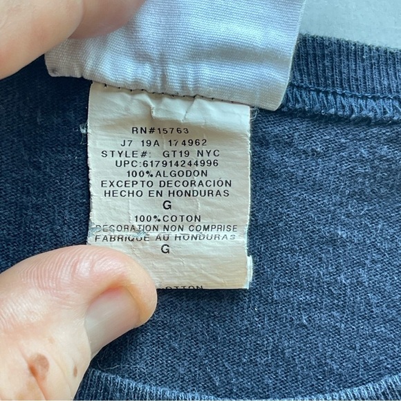 Black Champion “C” Big Logo T-shirt Men Size Large - Picture 5 of 6